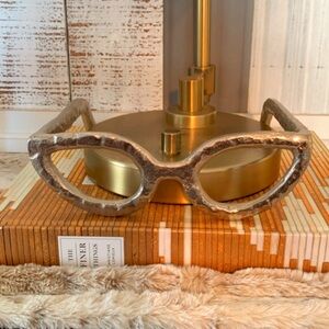 Silver Decorative Eyewear Sculpture